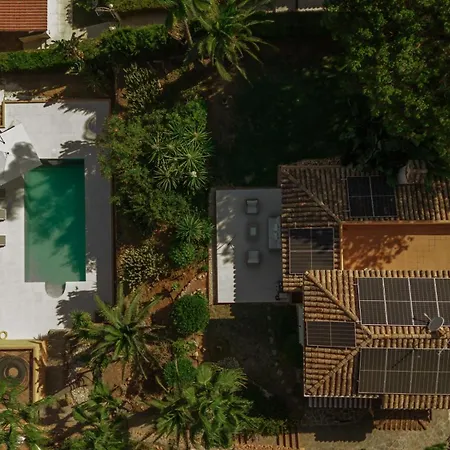 Vila In Elviria, A Retreat Among Palm Trees, With Private Heated Pool And Barbecue, Marbella
